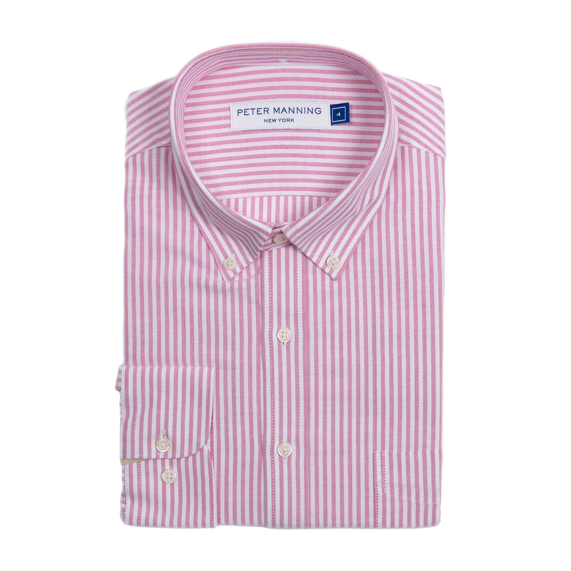 Weekend Oxford Slim Fit - Pink Stripe
