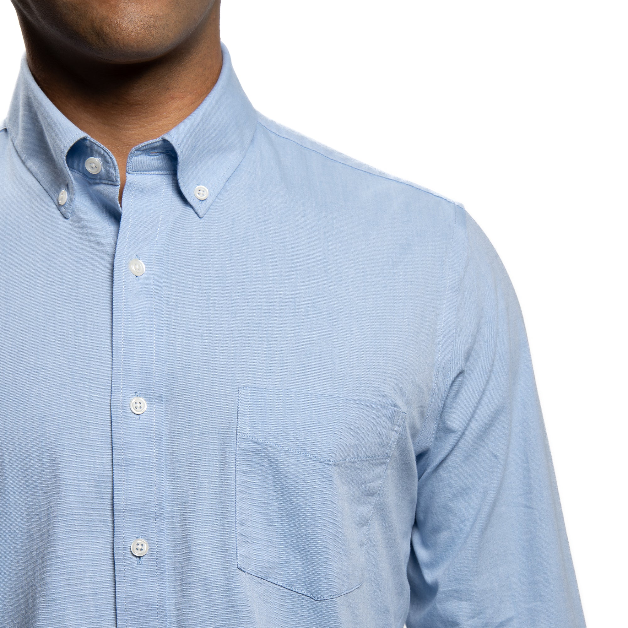 Everyday Stretch Oxford Standard Fit -  Blue