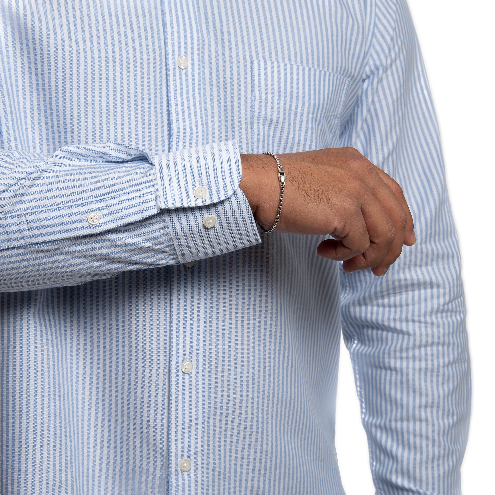 Weekend Oxford Standard Fit - Blue Stripe