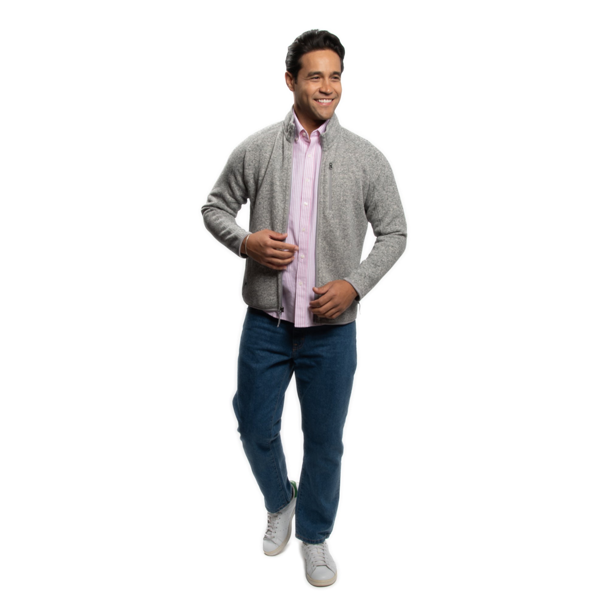 Weekend Oxford Slim Fit - Pink Stripe