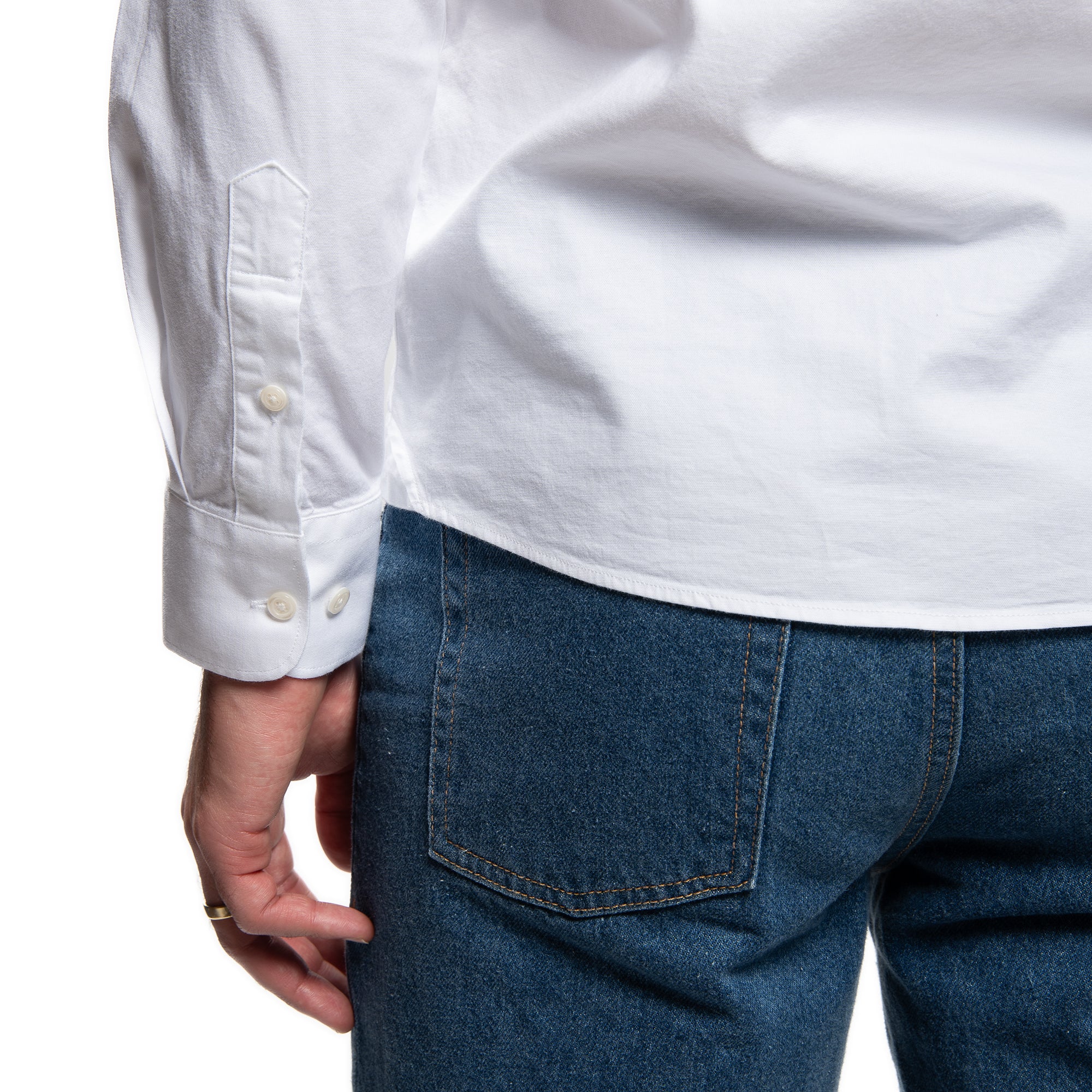 Everyday Stretch Oxford Slim Fit -  White