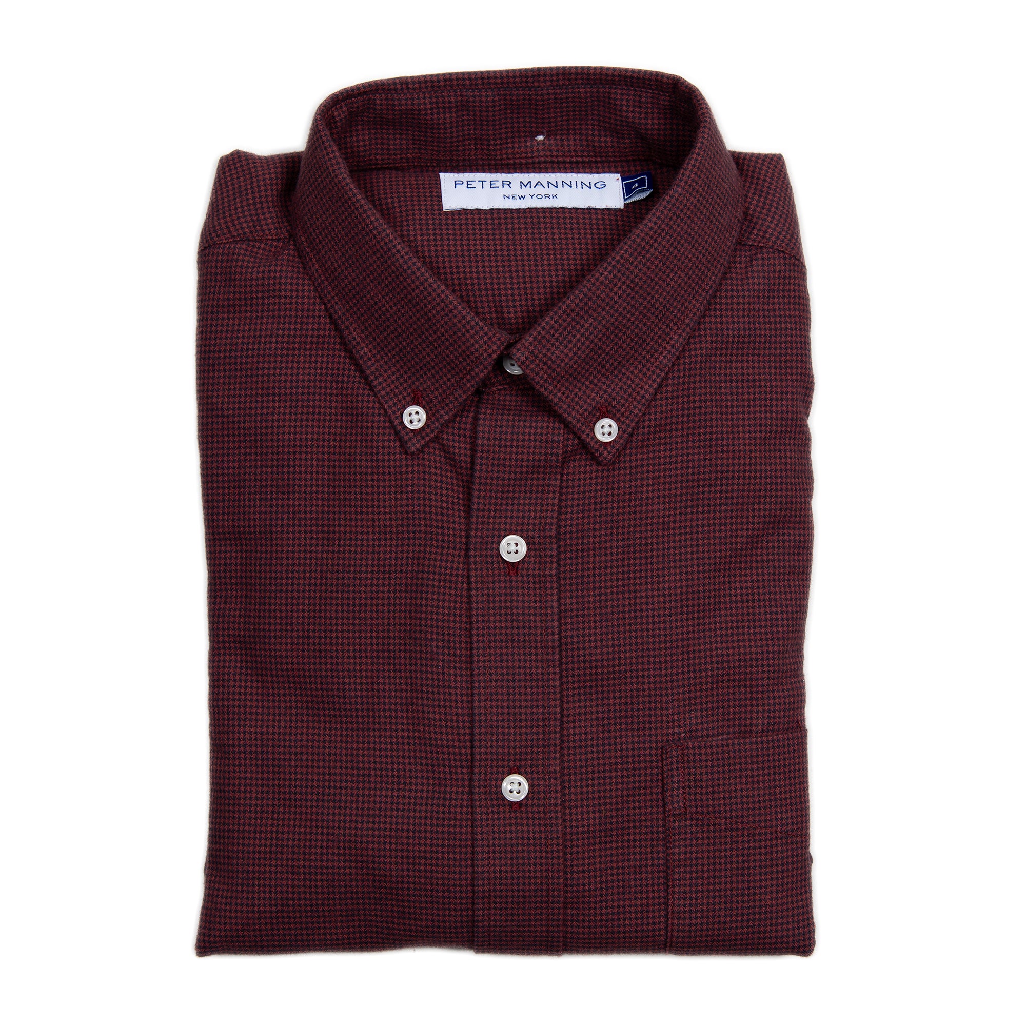 Everyday Flannels - Burgundy Microcheck
