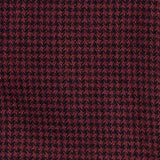 Burgundy microcheck