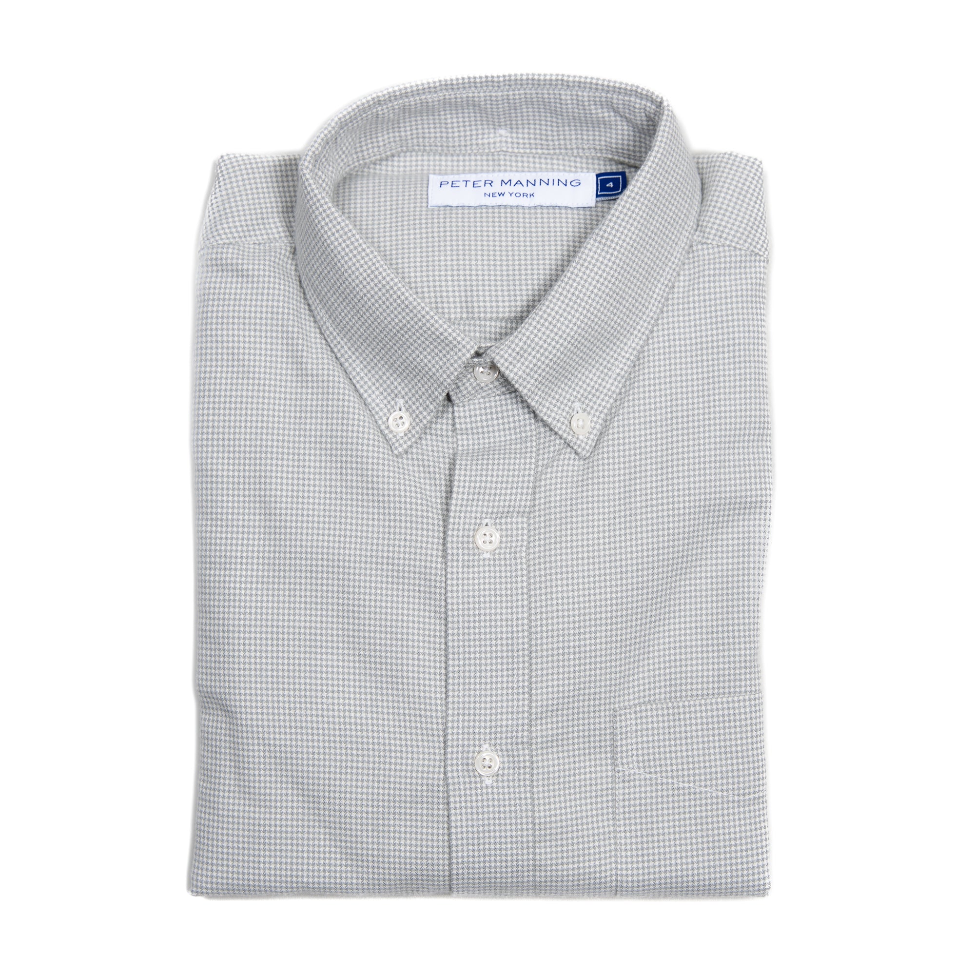 Everyday Flannels - Light Grey Microcheck