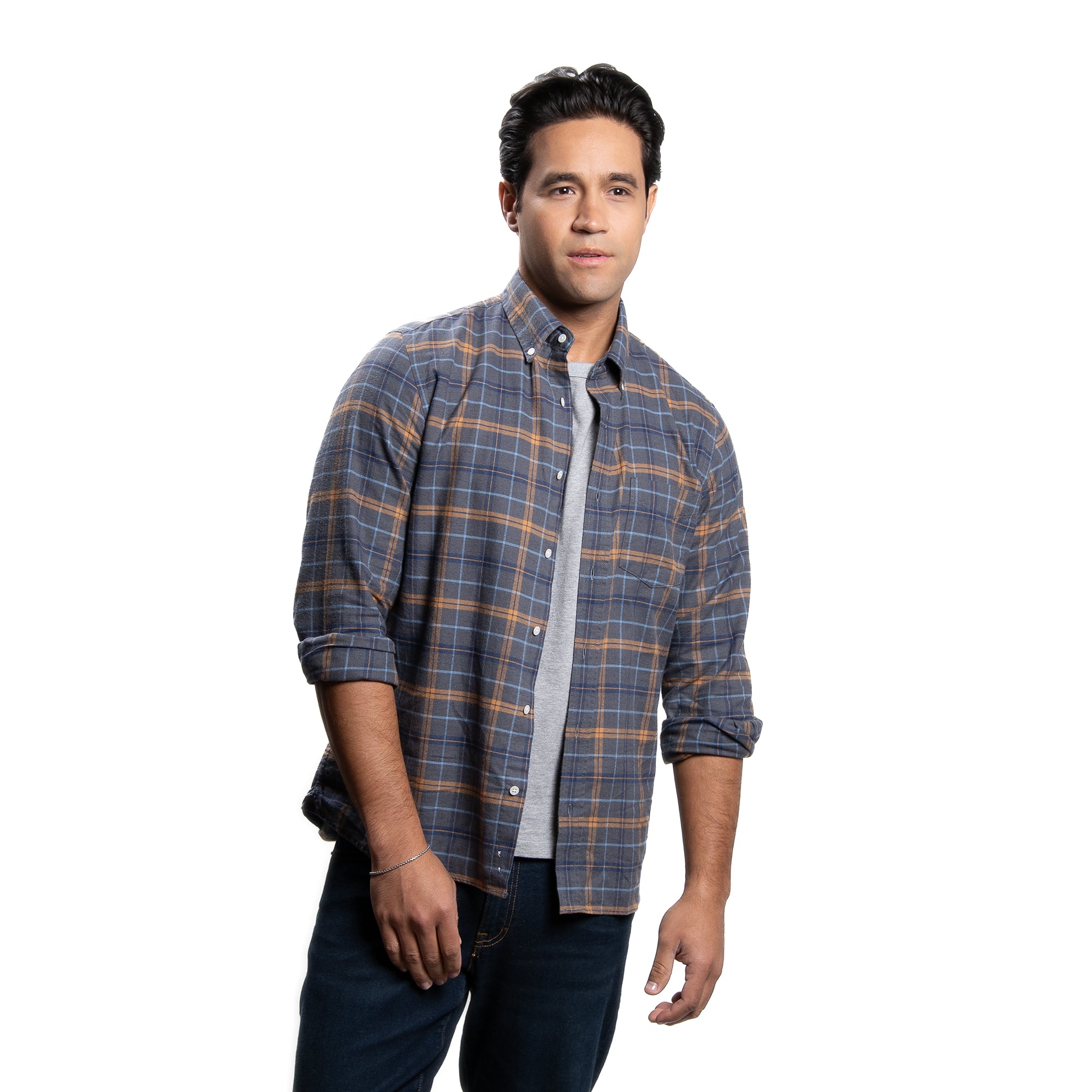 Everyday Flannels - Charcoal Windowpane