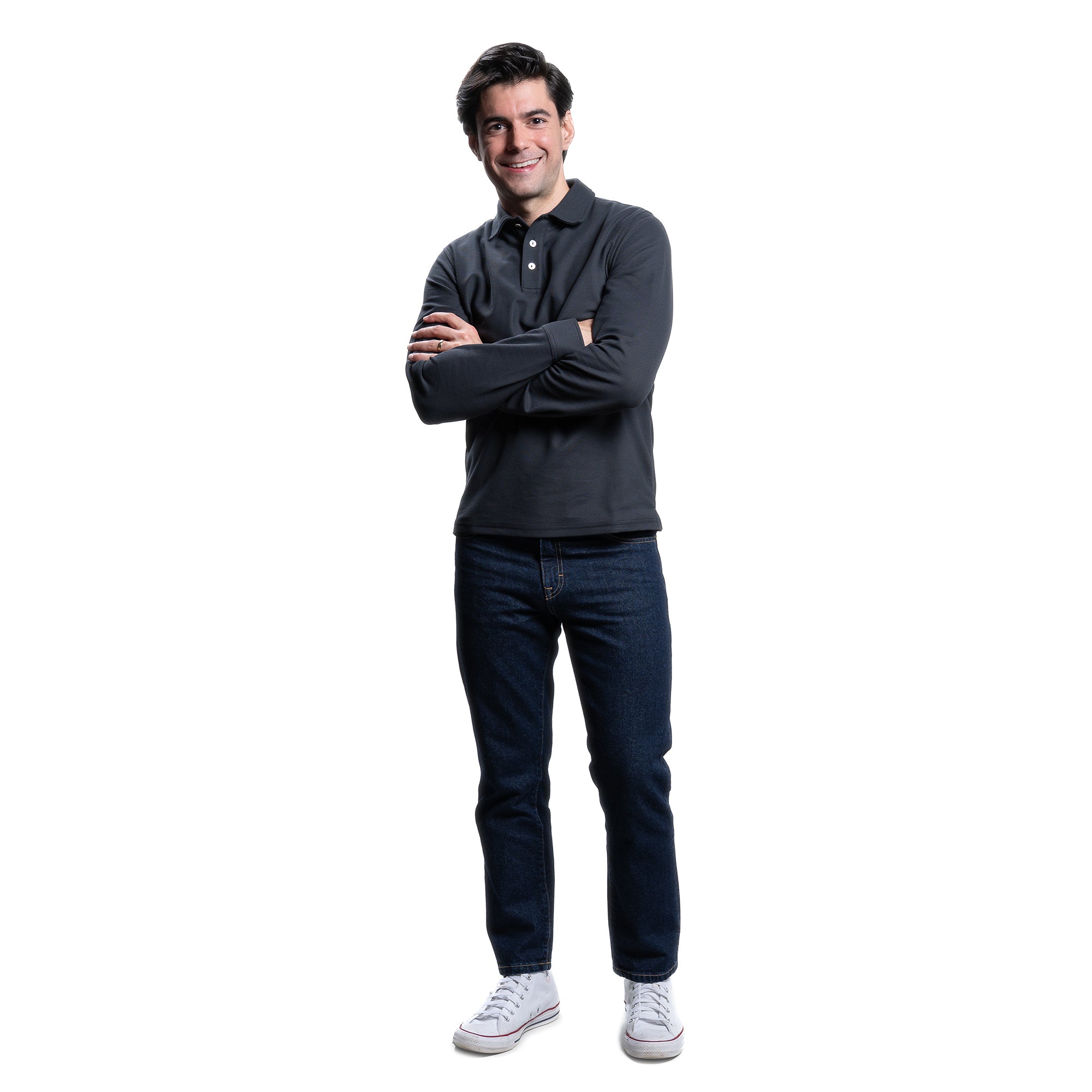 Pique Polo Shirts - Black Pique Polo Shirts - Black