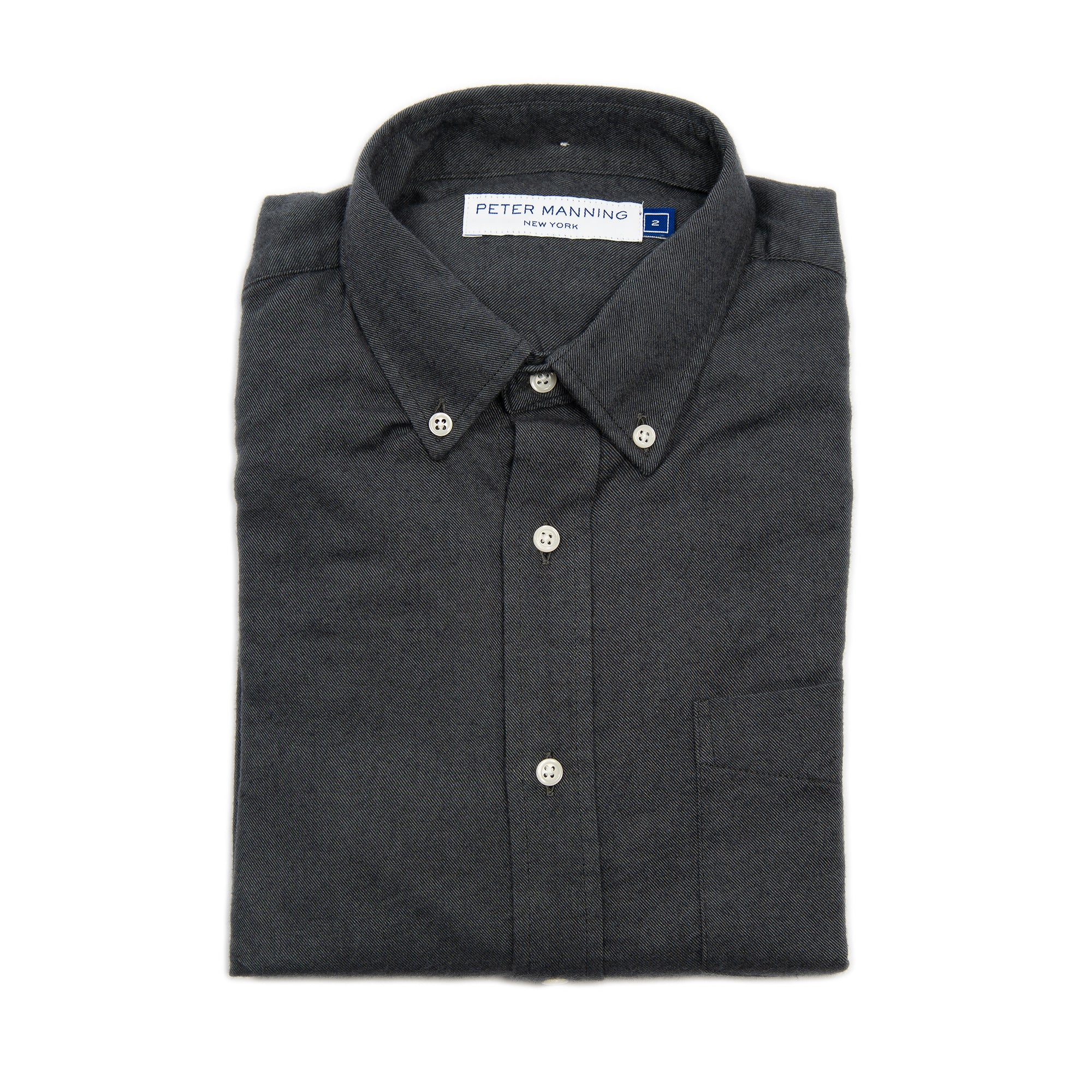 Cotton Merino Wool Shirts - Charcoal