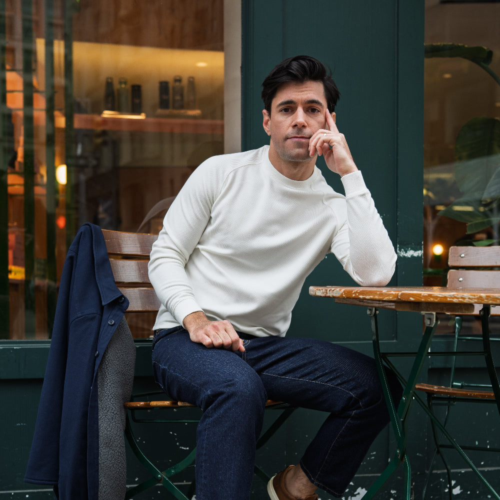 Polartec Waffle Shirts, Off White | Peter Manning NYC