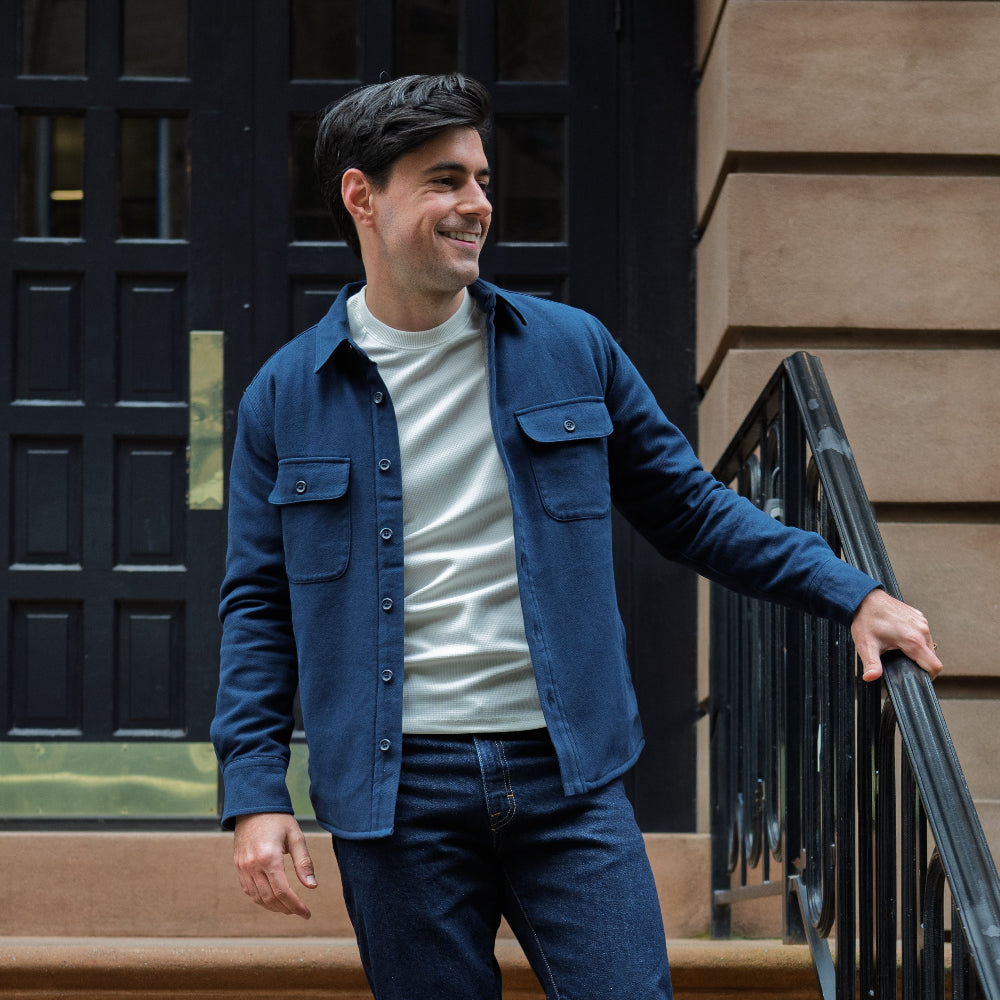 Flannel Jackets - Navy