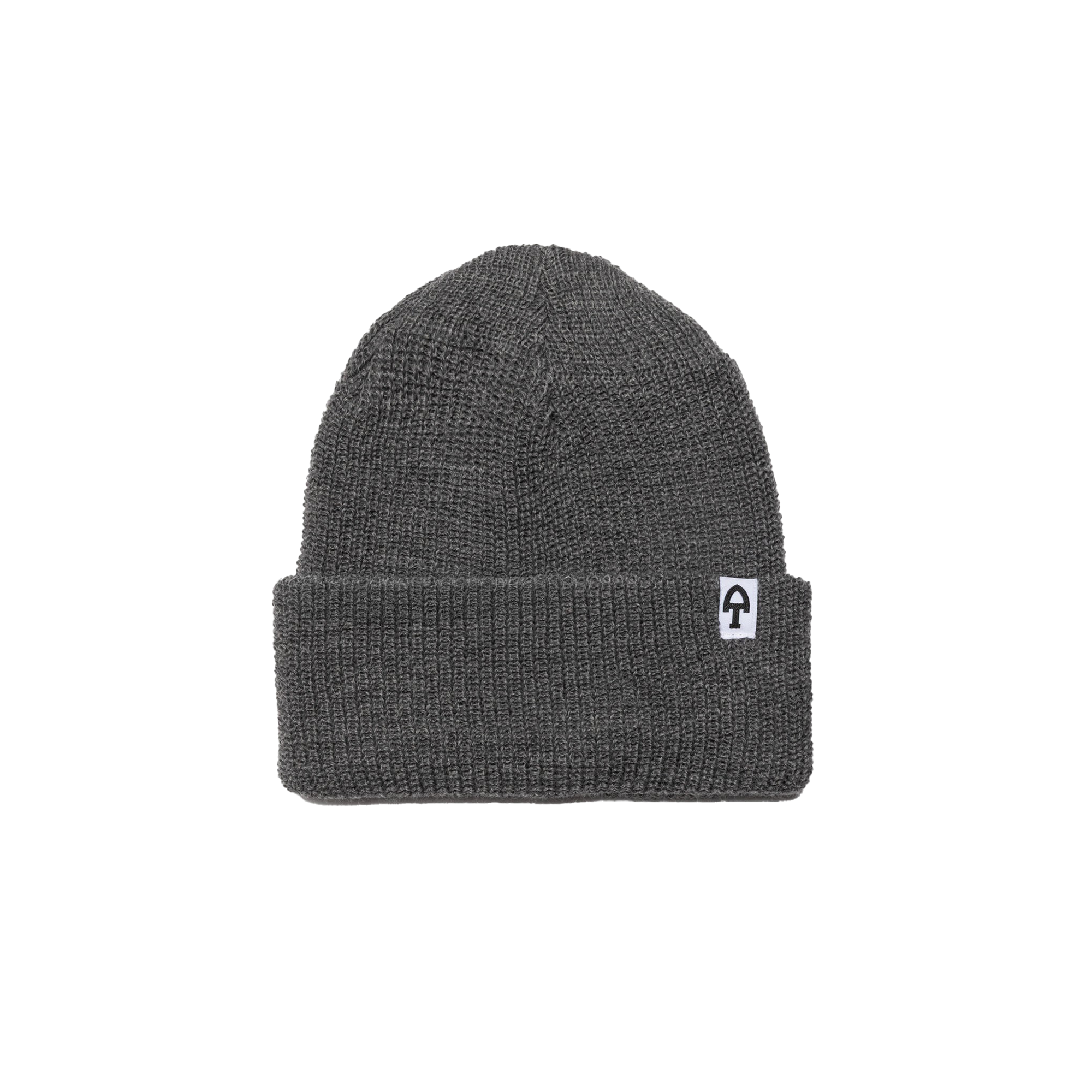 Merino Wool Beanie - Heather Grey