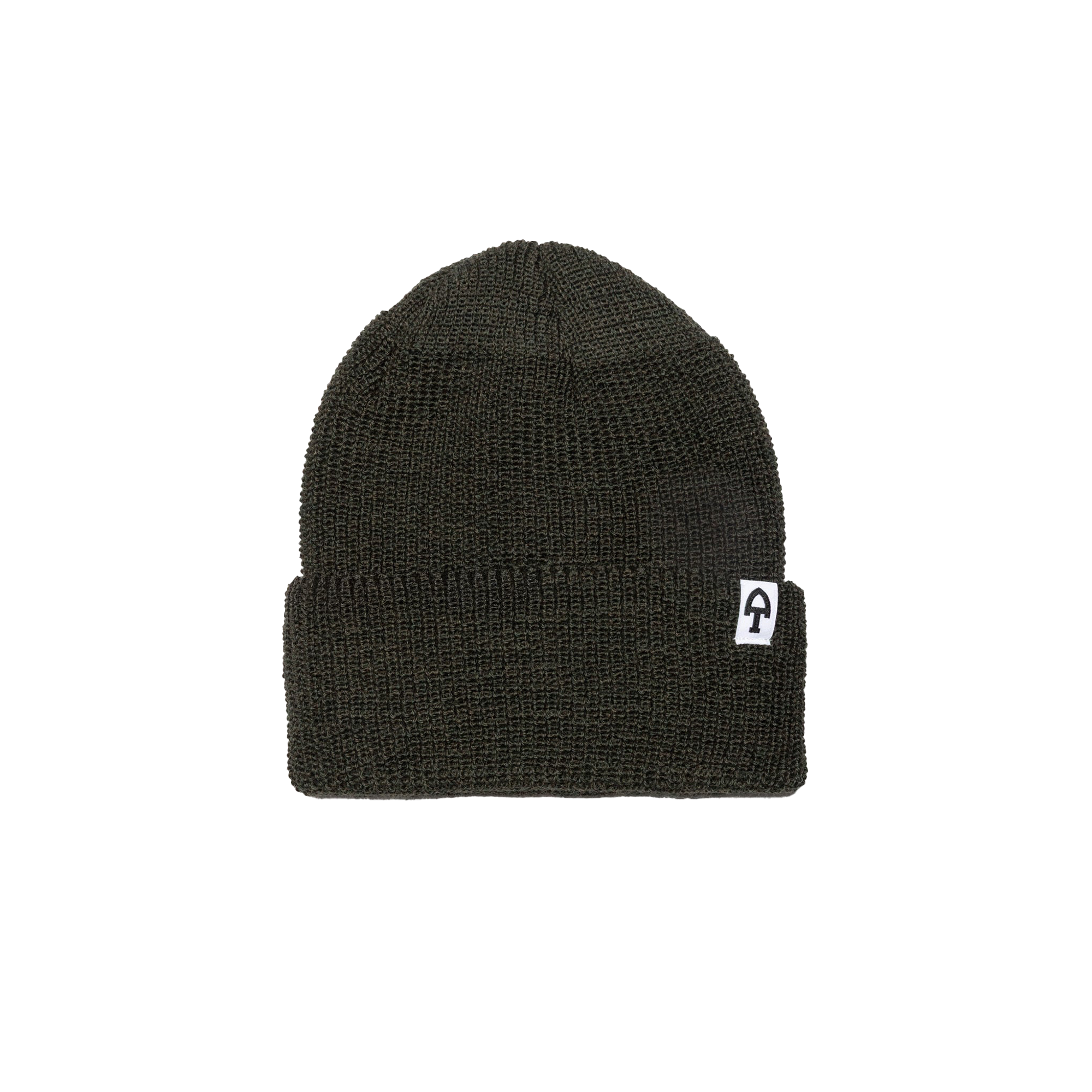 Merino Wool Beanie - Olive