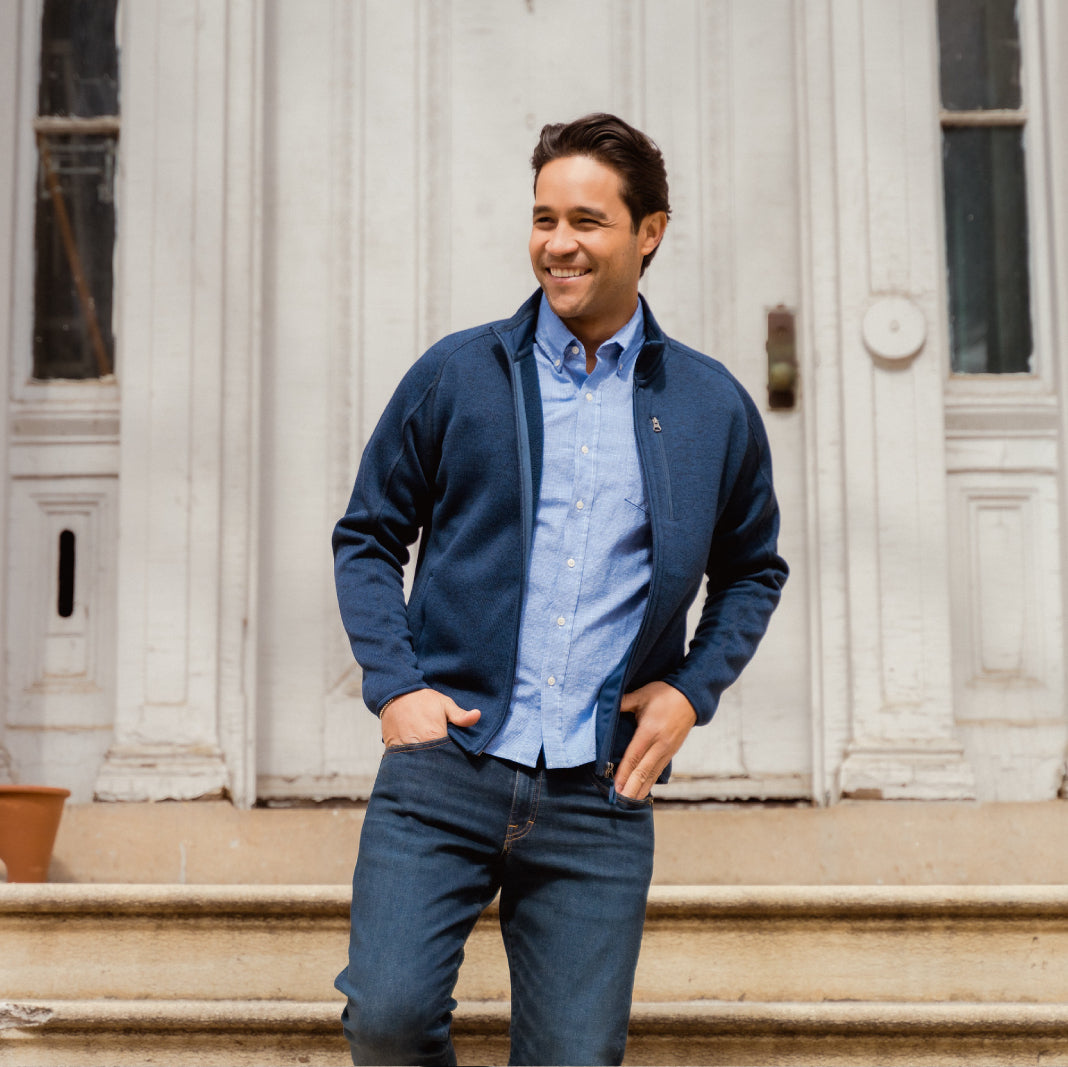 Polartec Fleece Jacket - Navy