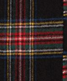 Black red tartan plaid