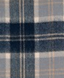 Grey navy tartan plaid