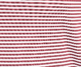 Burgundy stripe