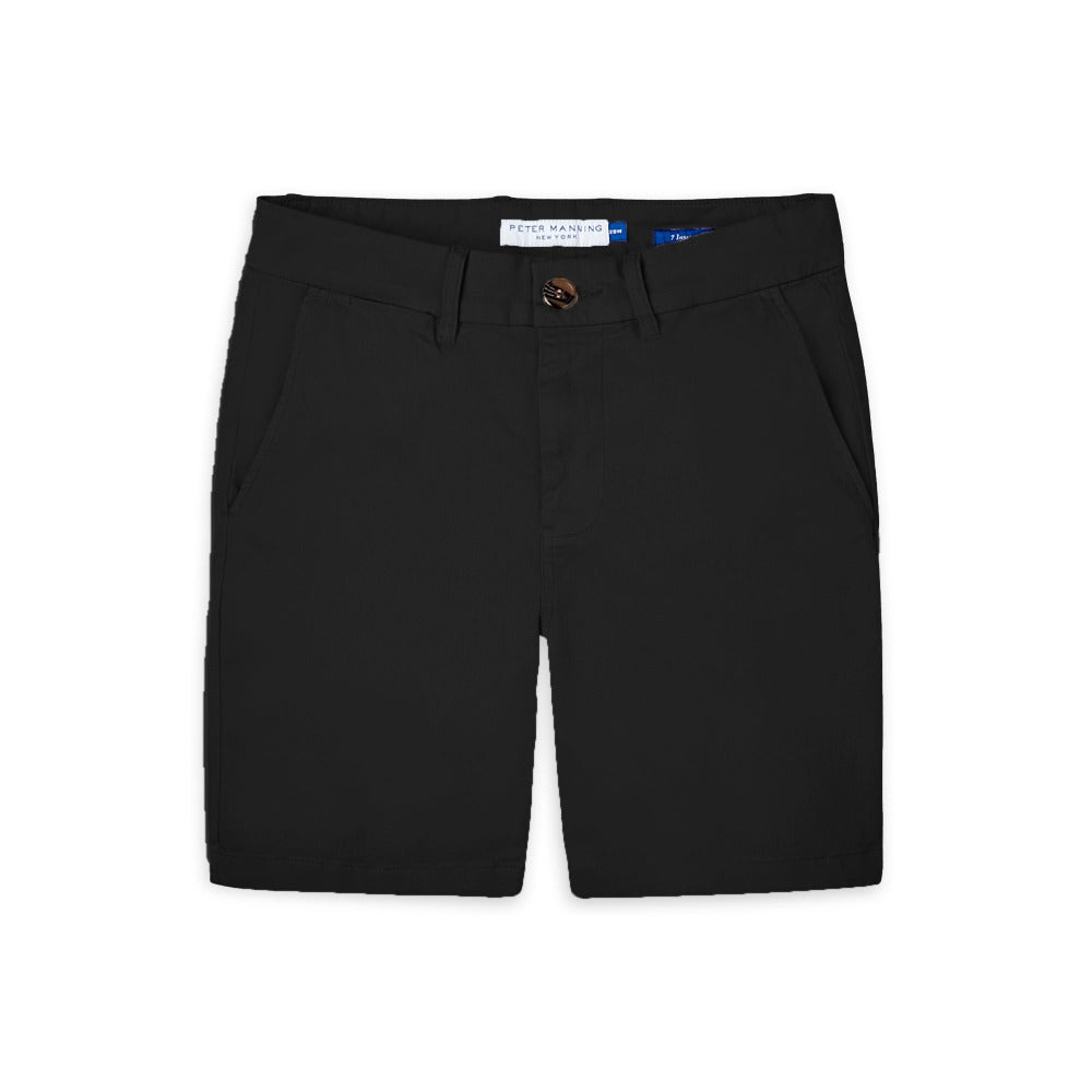 Stretch Chino Shorts - Black | Peter Manning NYC: Fits For The Not So ...