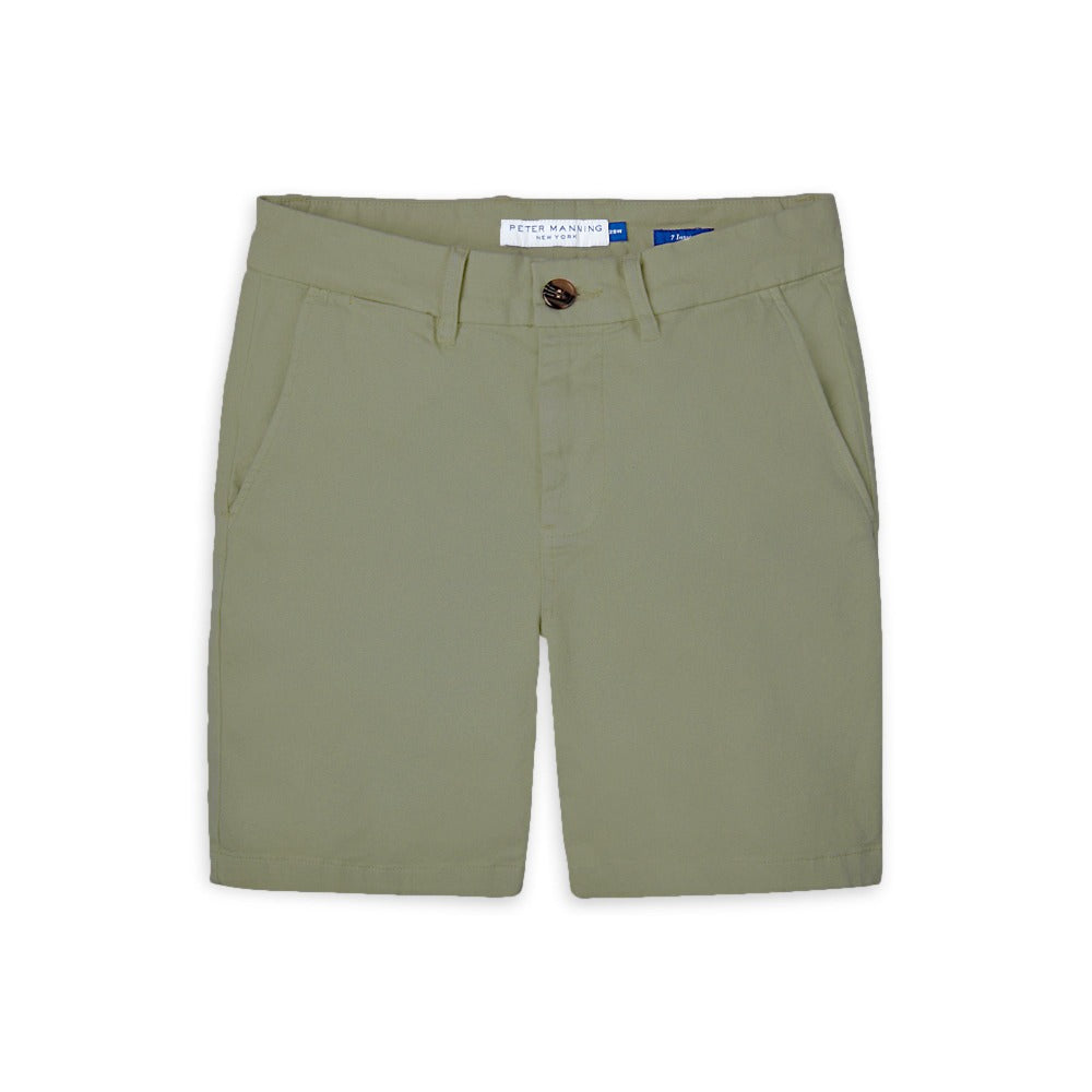 Stretch Chino Shorts - Olive | Peter Manning NYC: Fits For The Not So ...