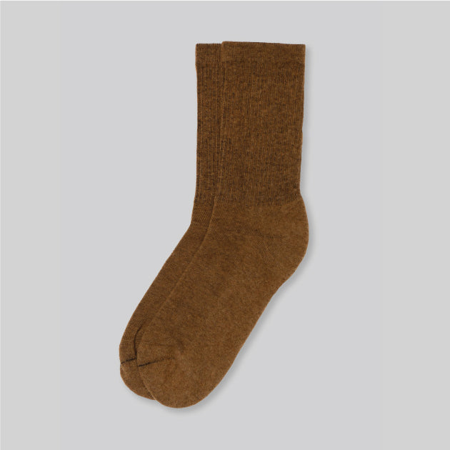 Superfine Merino Wool Socks - Brown