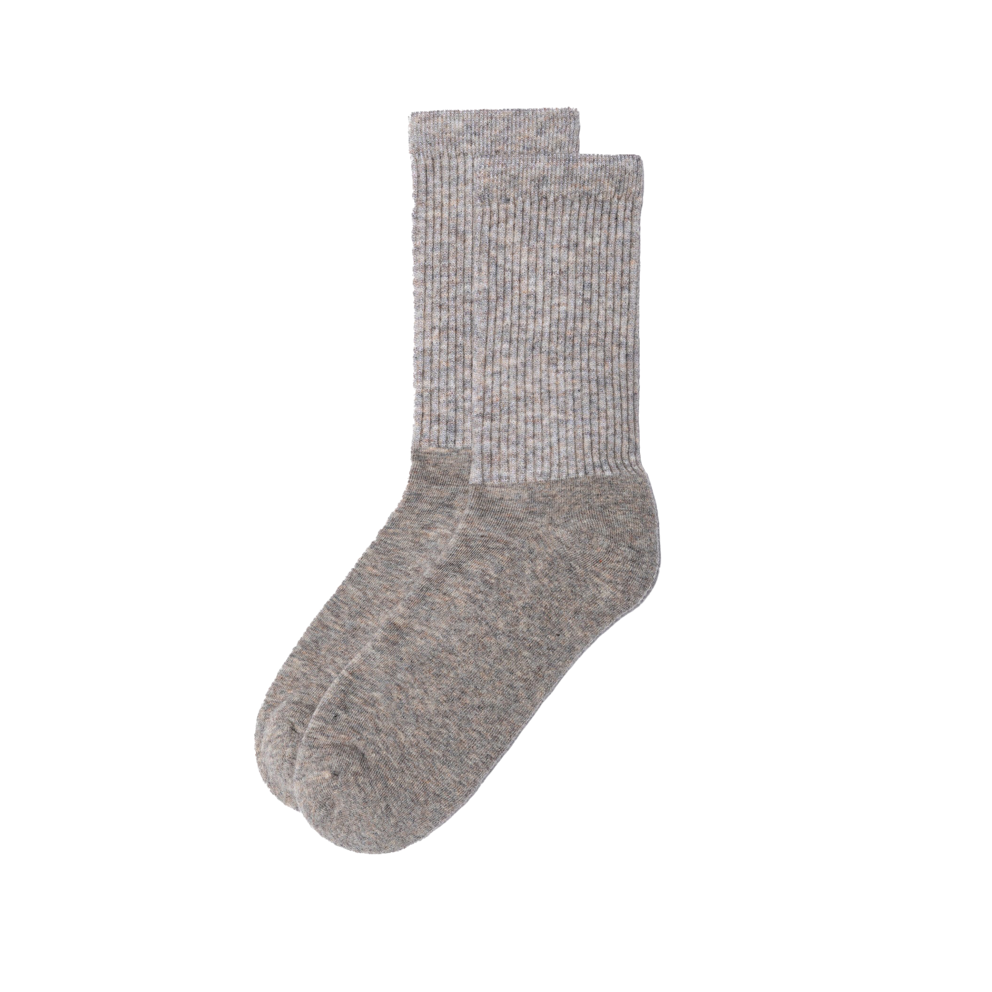 Superfine Merino Wool Socks - Taupe Heather