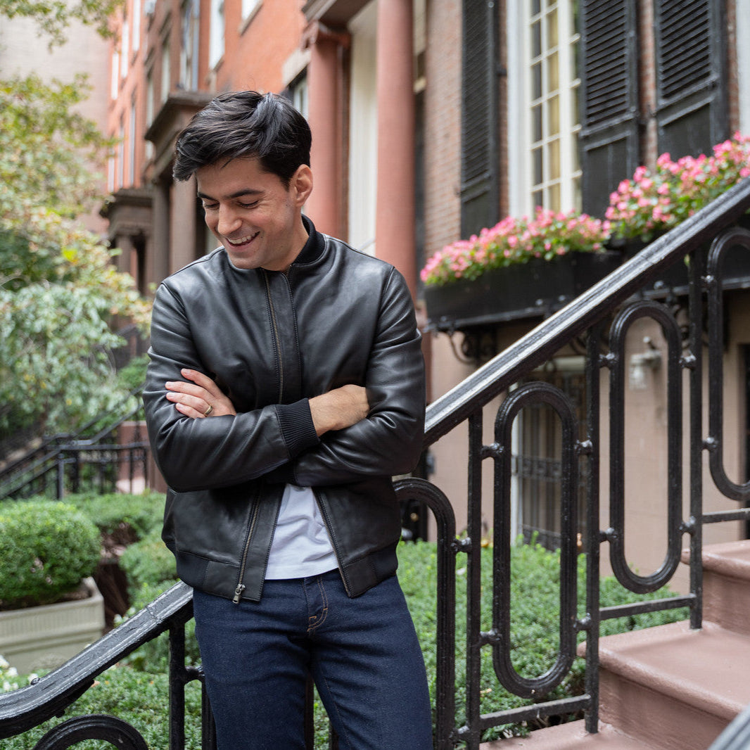 Leather Jacket - Black Leather Jacket - Black