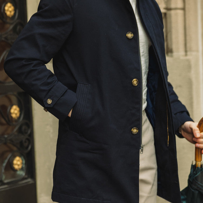 Carnegie Coat - Navy