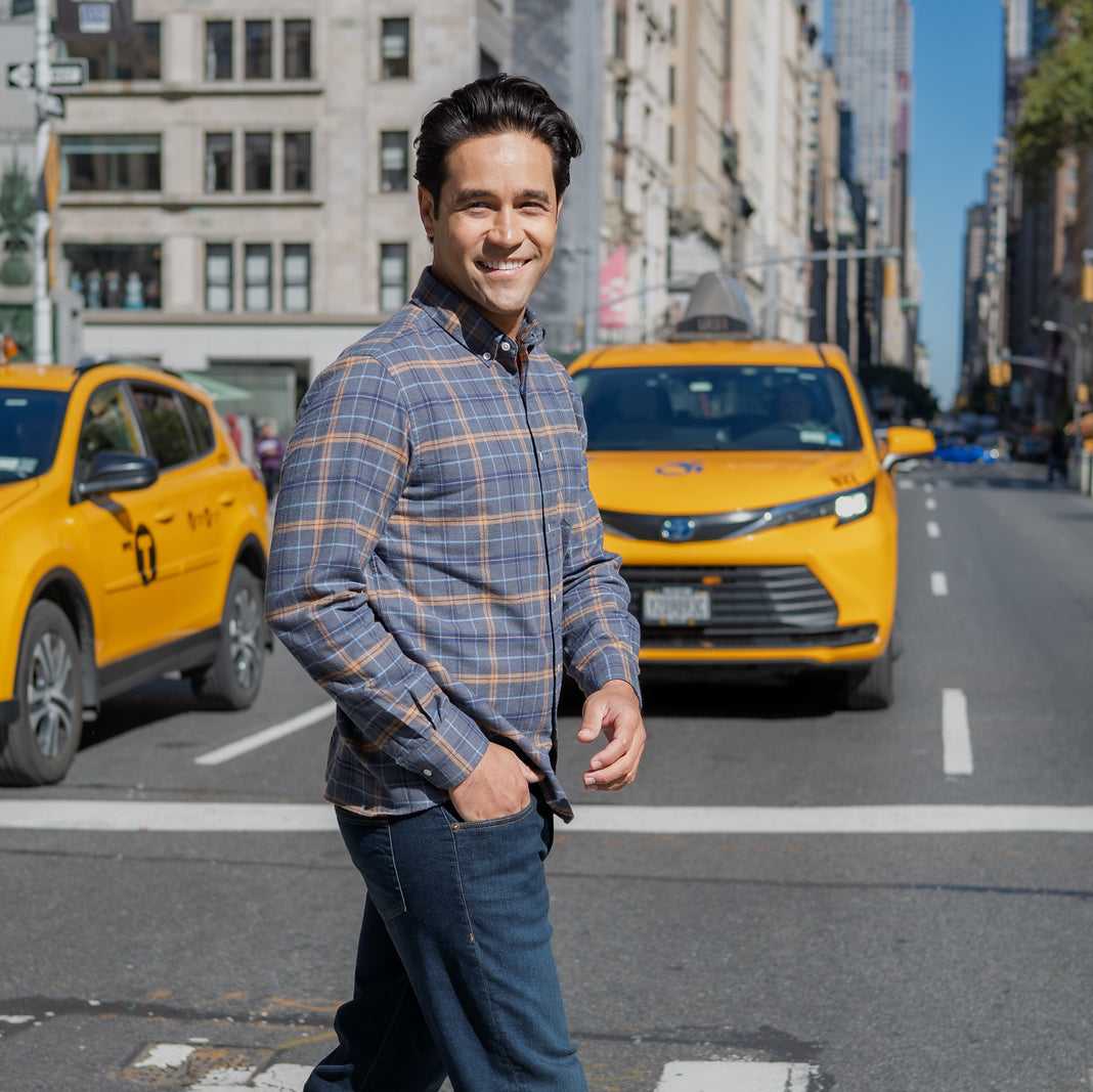 Everyday Flannels - Charcoal Windowpane