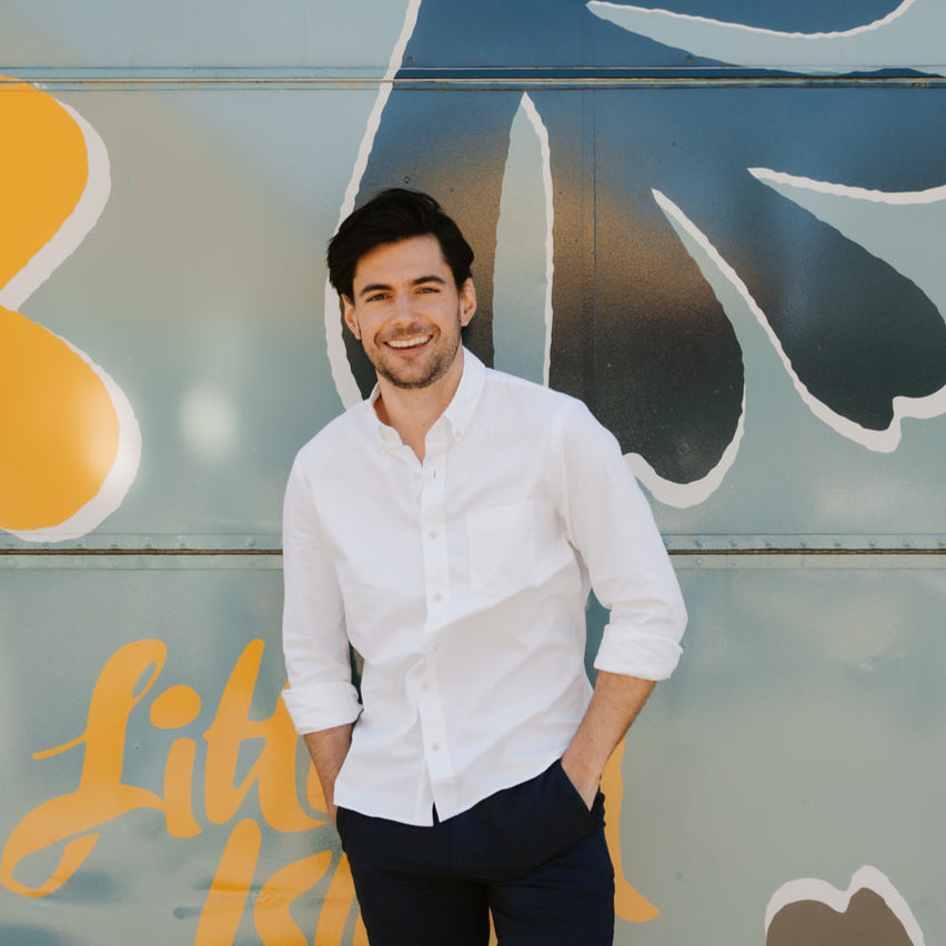 Everyday Stretch Oxford Standard Fit -  White