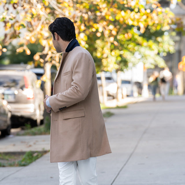 Fulton Wool Cashmere Topcoat - Camel