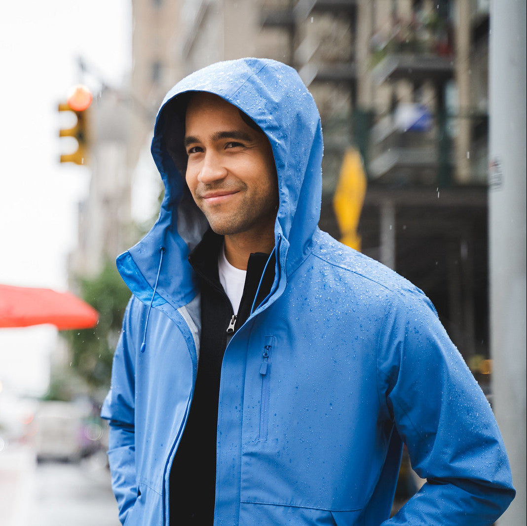 Tech Rain Jacket - Blue