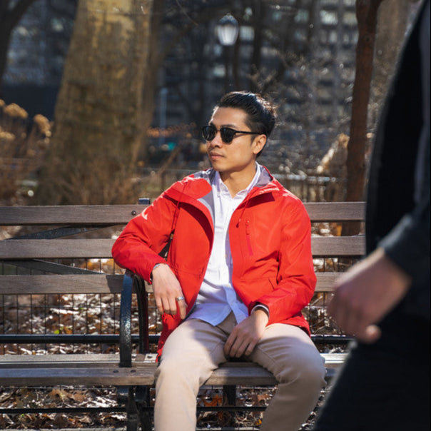 Tech Rain Jacket - Red