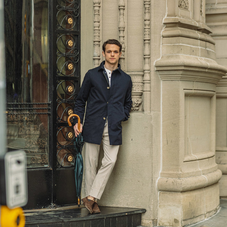 Carnegie Coat - Navy