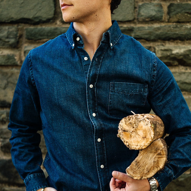 Denim Shirts Standard Fit - Dark Wash