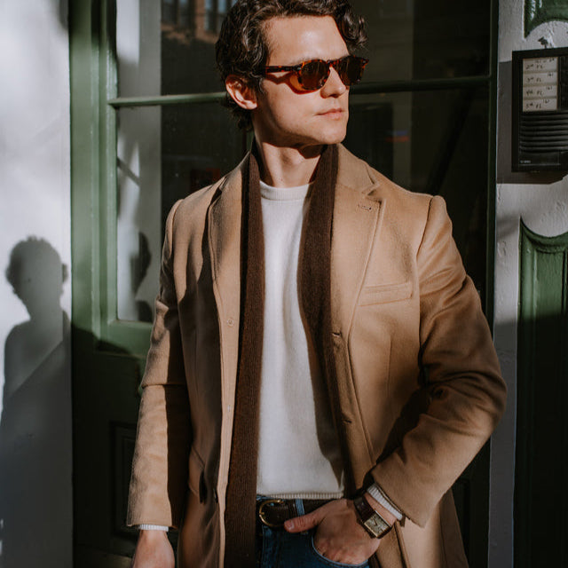 Fulton Wool Cashmere Topcoat - Camel