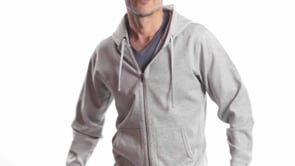 Classic Hoodie, Heather Grey Peter NYC Manning 