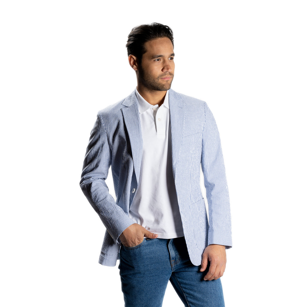 Navy casual jacket - The unstructured jacket