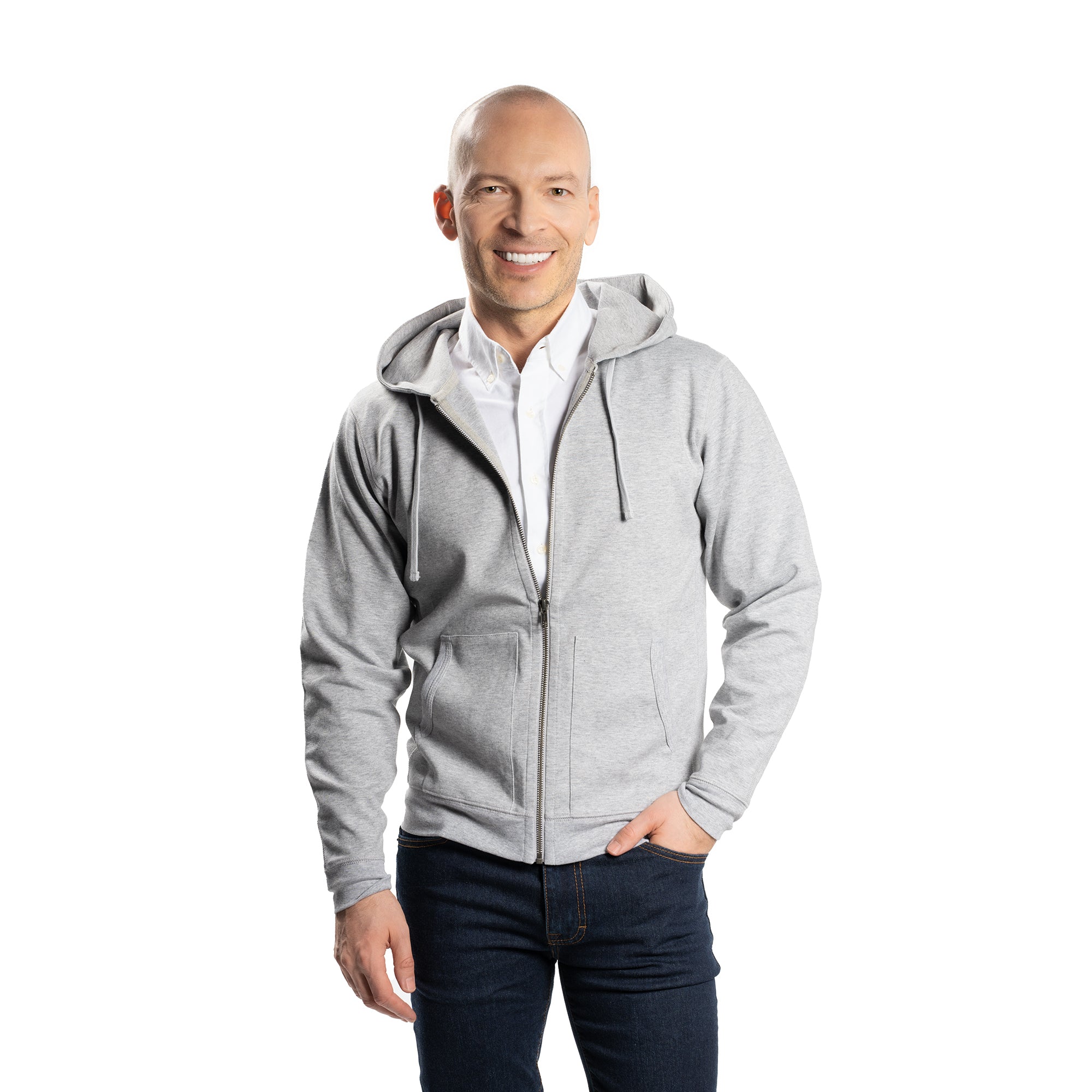 Classic Hoodie, Heather NYC | Peter Grey Manning