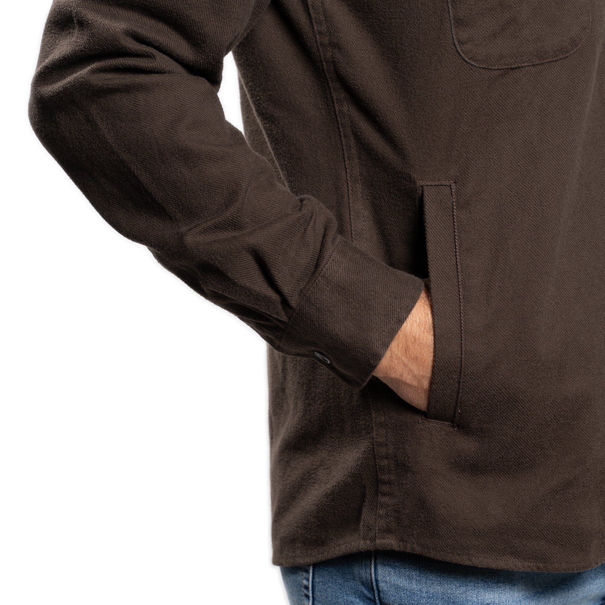 Flannel Shirt Jackets - Brown