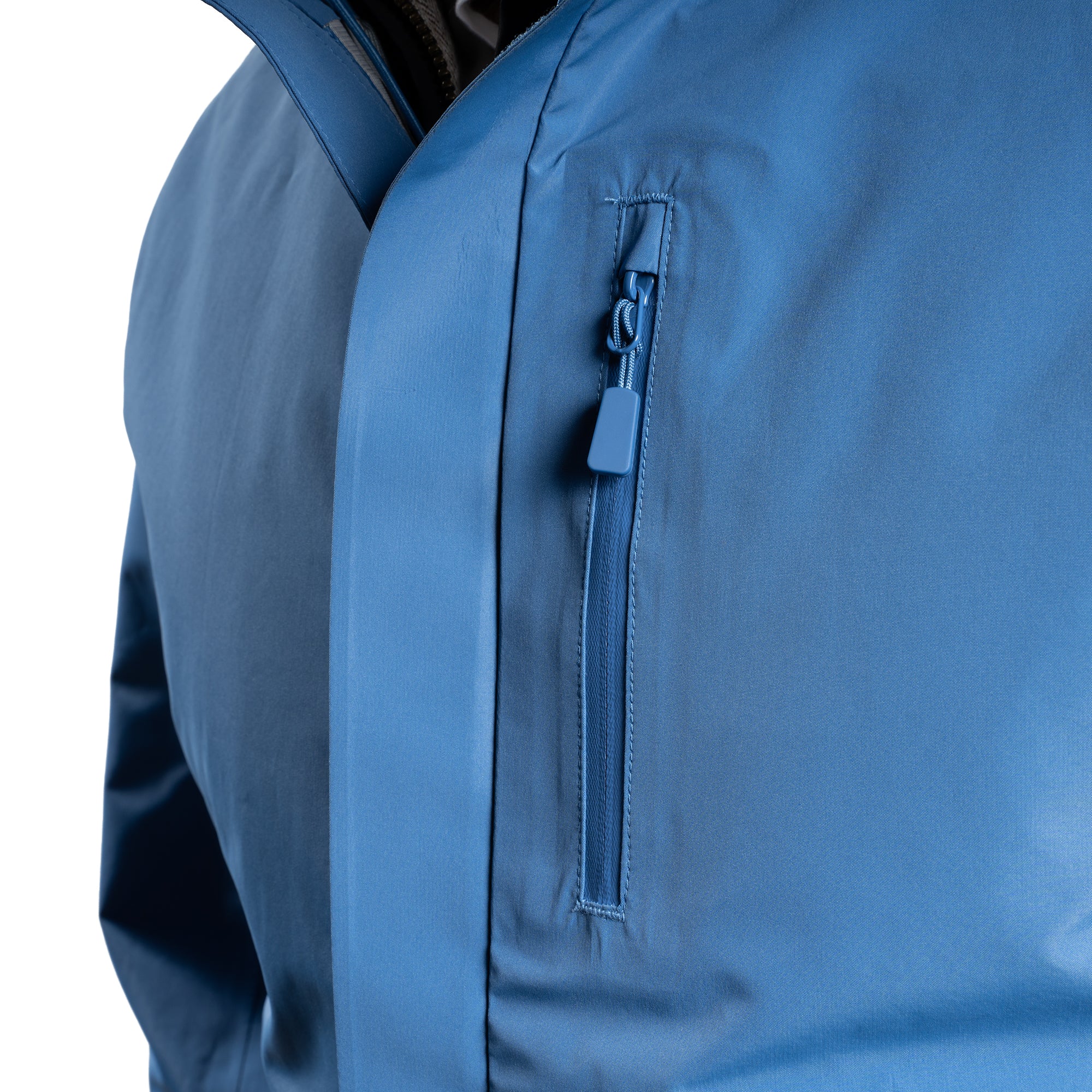 Tech Rain Jacket - Blue | Peter Manning: Quality Clothes, Proper Fit ...