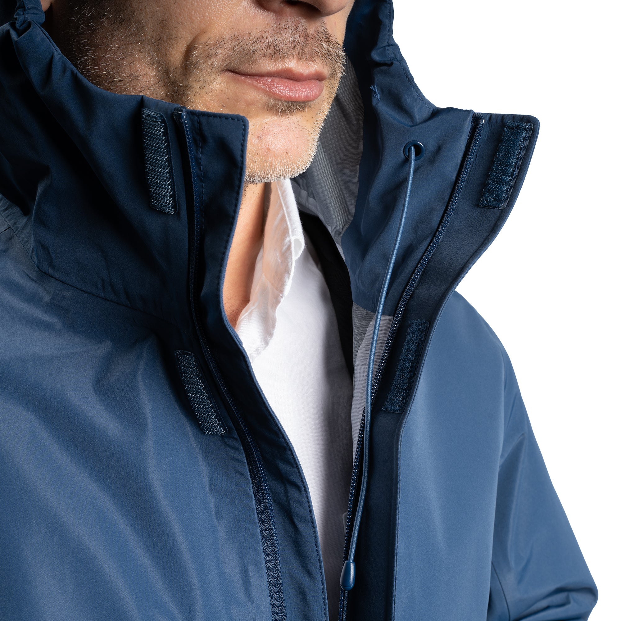 Tech Rain Jacket - Navy | Peter Manning: Quality Clothes, Proper Fit ...