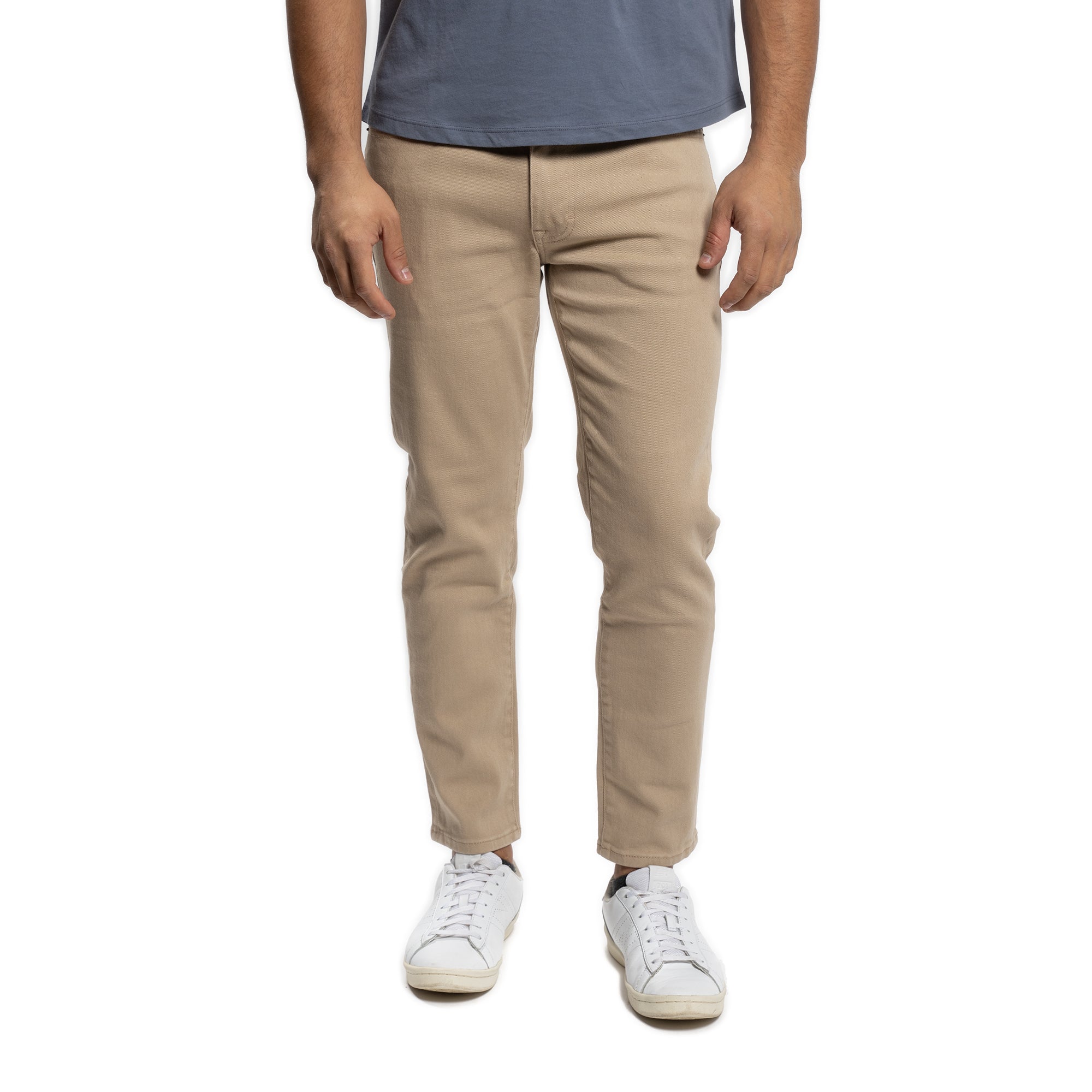 Travel Jeans Slim Fit, Tan | Peter Manning NYC