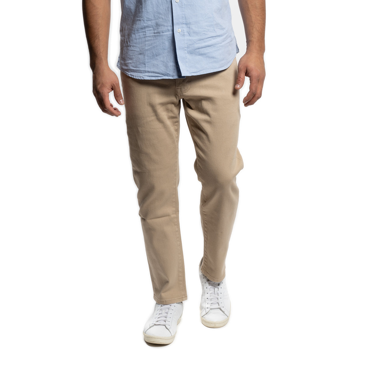 Travel Jeans Standard Fit, Tan | Peter Manning NYC