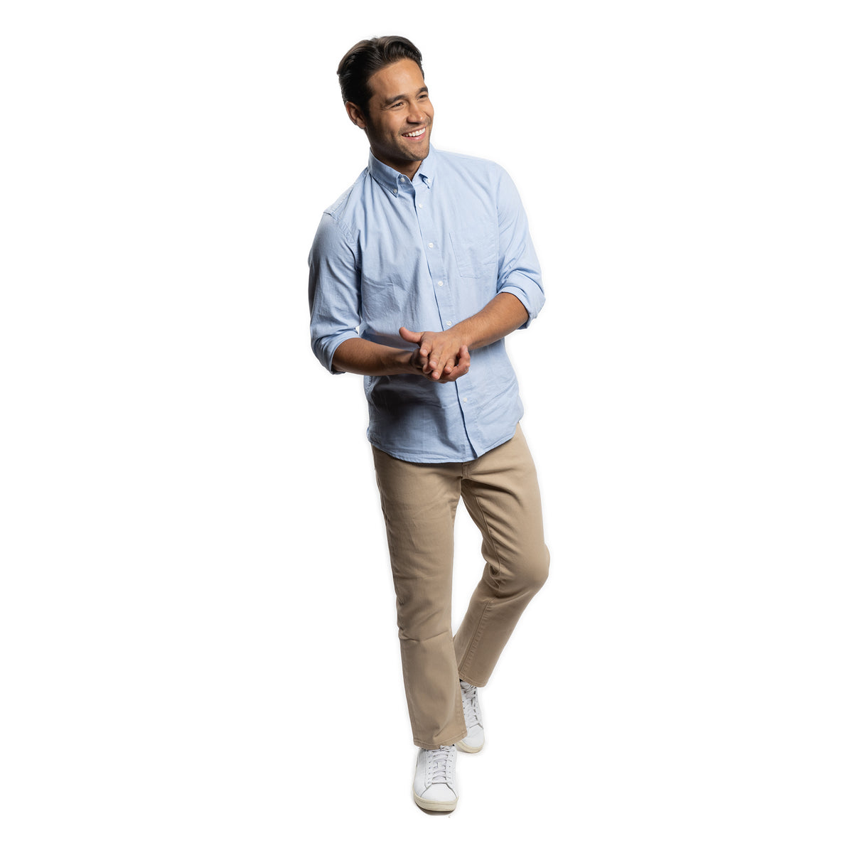 Travel Jeans Standard Fit, Tan | Peter Manning NYC