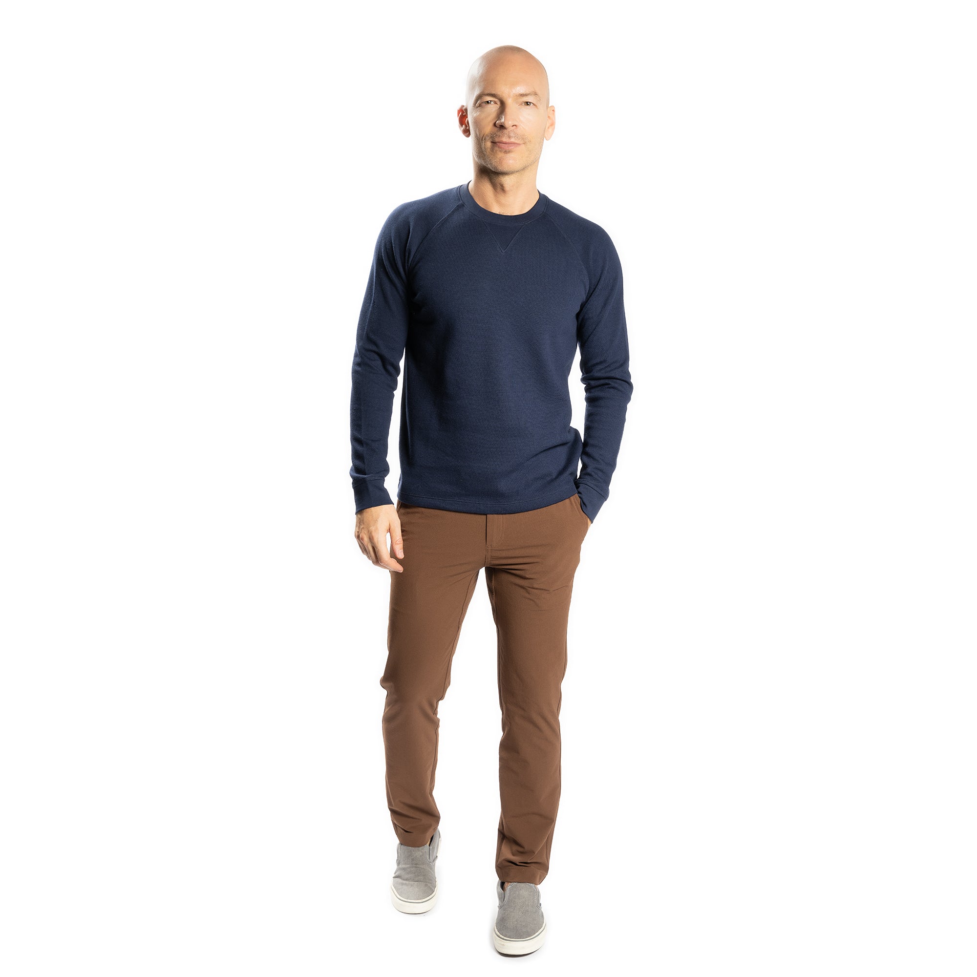 Cotton Pullovers - Navy