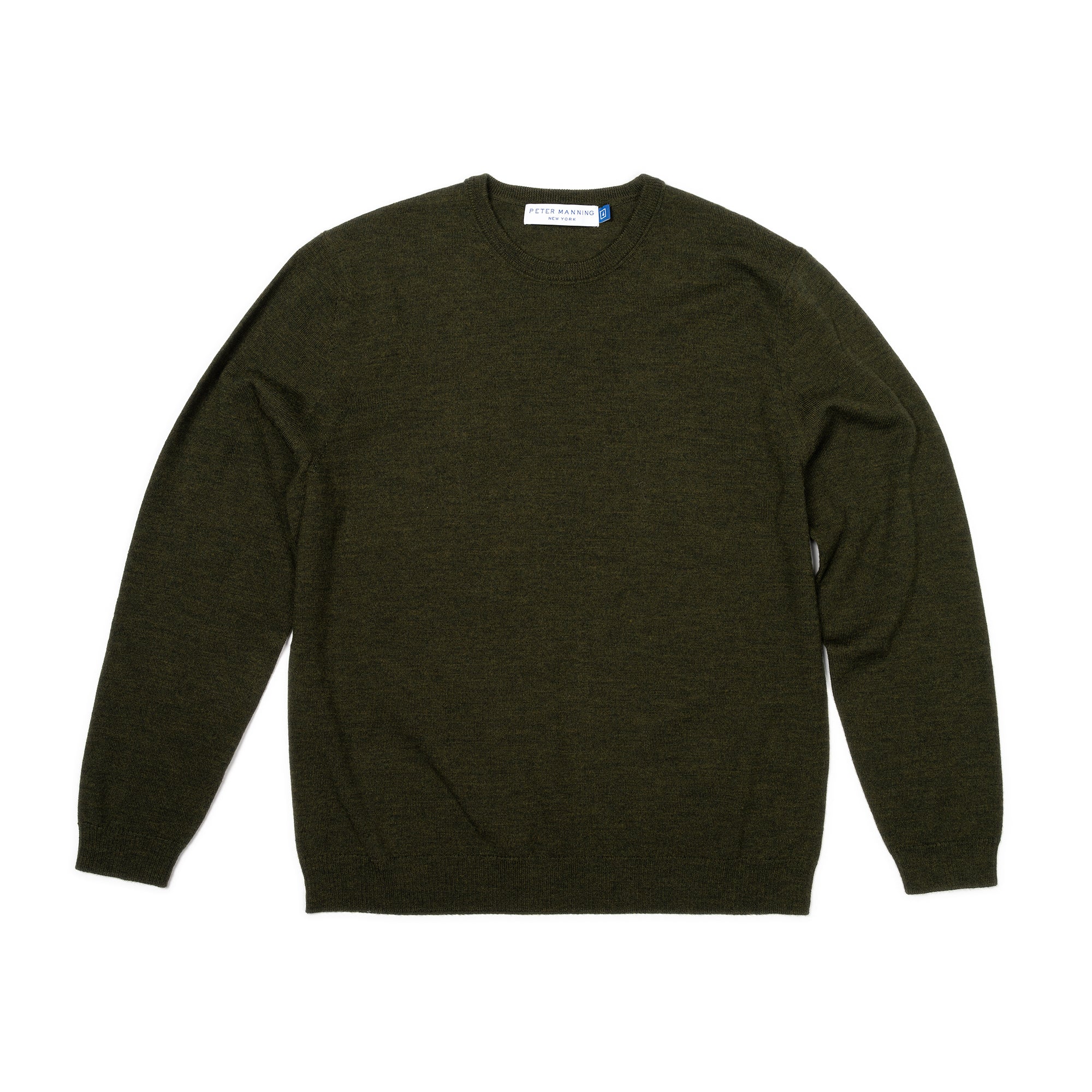 Wool Sweaters Crew Neck - Olive