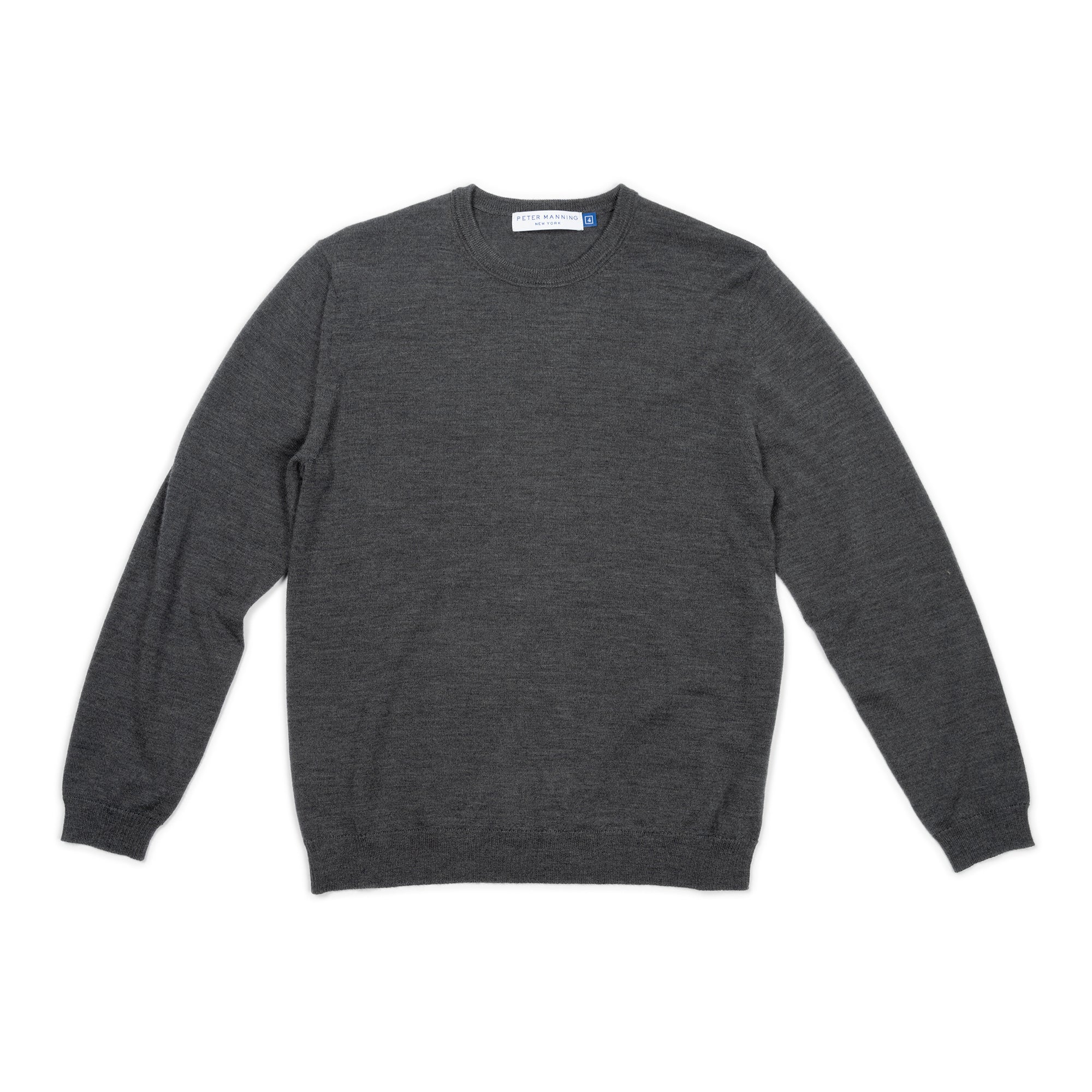 Wool Sweaters Crew Neck - Grey