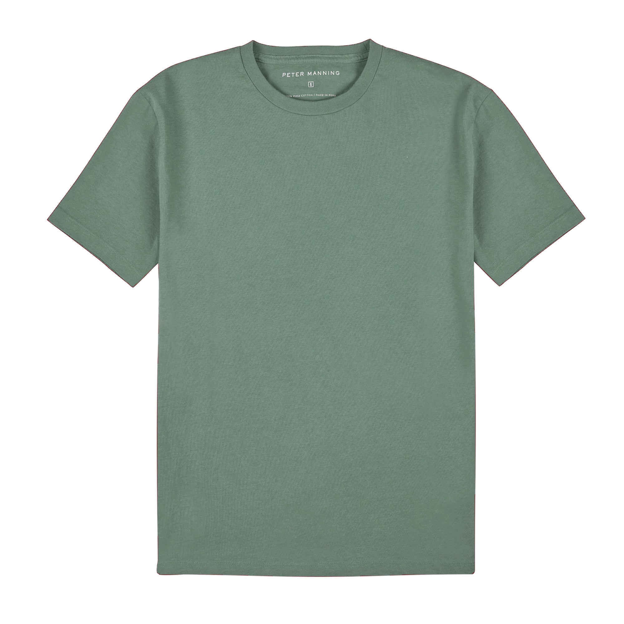 Vintage Crew T-Shirt, Army Green | Peter Manning NYC
