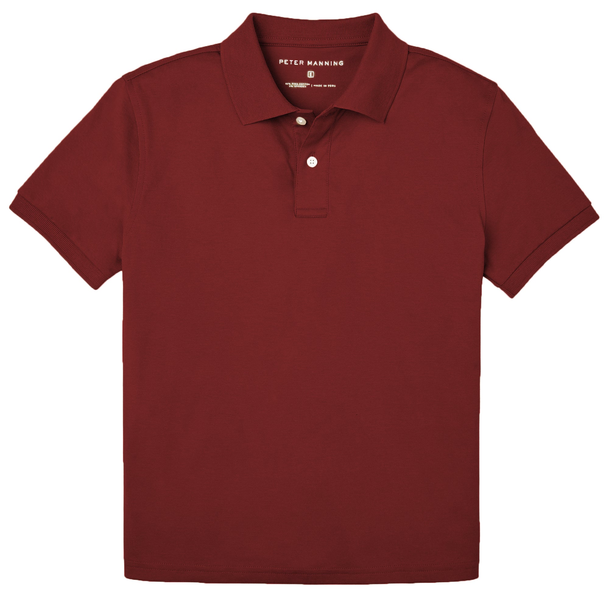 James Polo Shirt - Burgundy James Polo Shirt - Burgundy