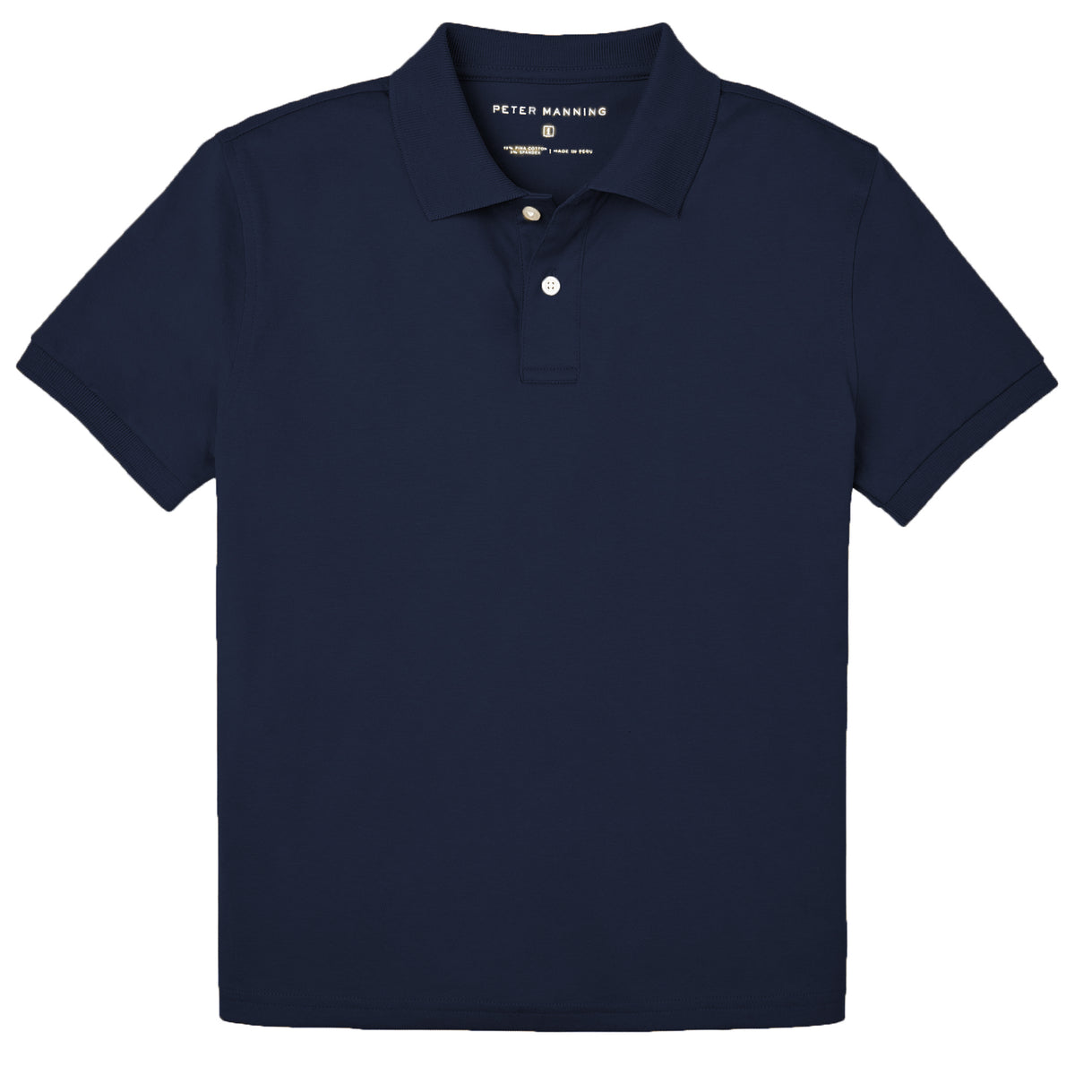 James Polo Shirt, Navy | Peter Manning NYC