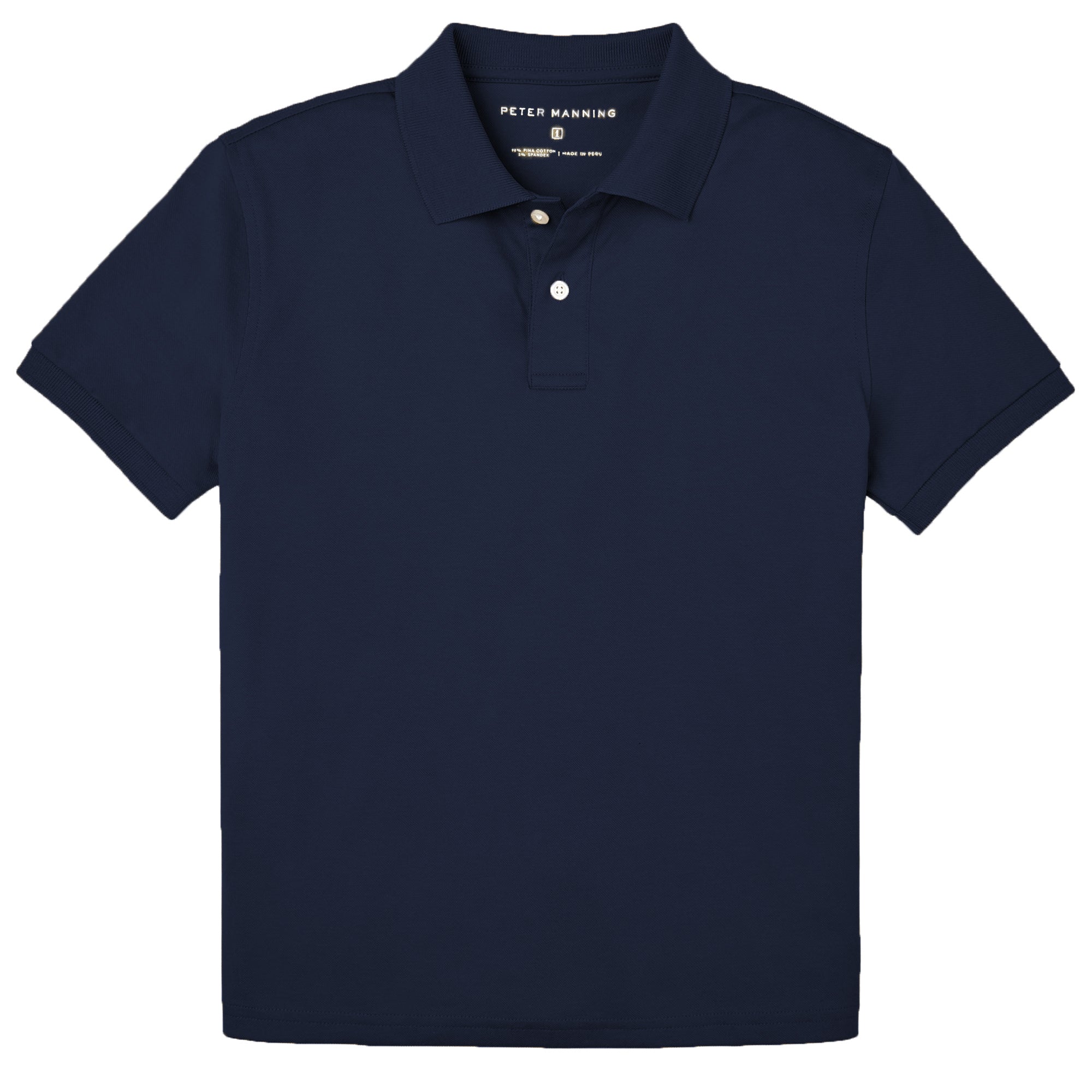 Navy Polo Shirt for Short Men – Peter Manning New York