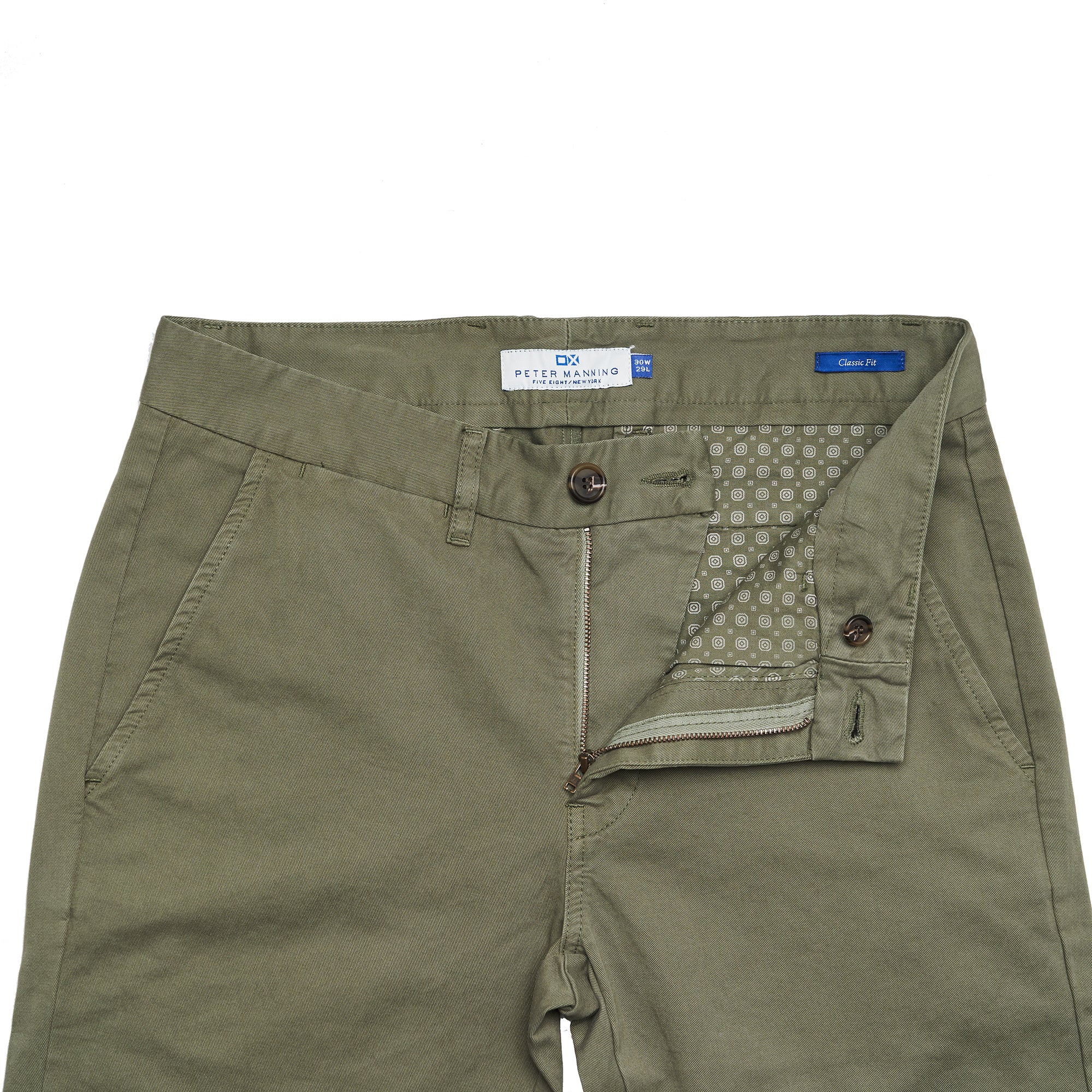 Standard Fit Chinos - Olive